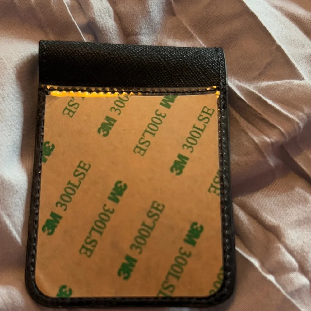 Kate Spade Black and Gold Card Holder